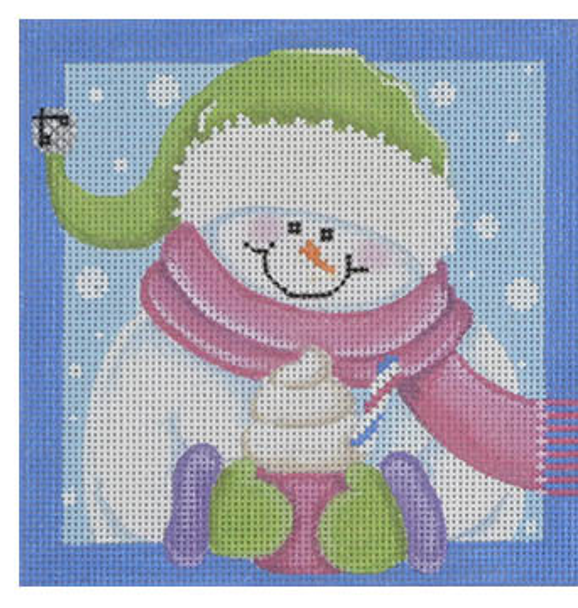 SN48 Jingle Snowgirl 5 x5 18 Mesh Pepperberry Designs