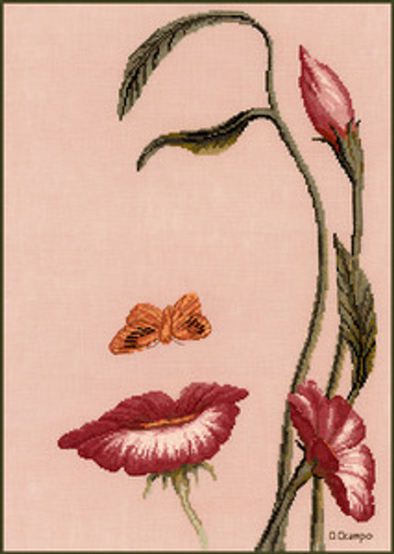 Mouth Of The Flower 184w x 260h by Stitching Studio, The From the Artwork of Octavio Ocampo 13-1297