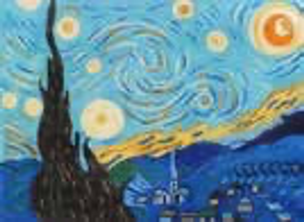 GS737 Starry night van gogh MAGIC NEEDLE, INC. 