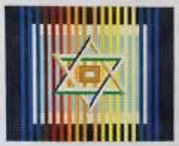 GS814 Vertical Striped Tallit MAGIC NEEDLE, INC. 