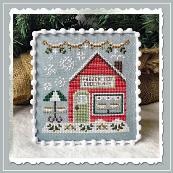 Snow Village 5 - Frozen Hot Chocolate Shop by Country Cottage Needleworks 20-1013