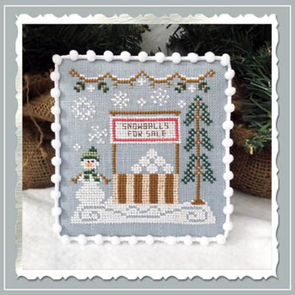 Snow Village 8 - Snowball Stand by Country Cottage Needleworks 20-1789 YT