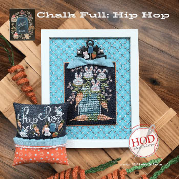 Hip Hop Chalk Full  Jar is 69 x 85 & Hip Hop Small is 72 x 43 by Hands On Desig 20-1448 YT