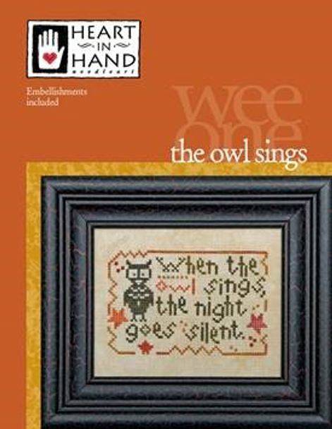 Owl Sings Wee One by Heart In Hand Needleart 19-2306 YT