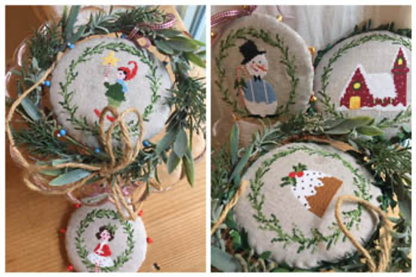 Piccoli Addobbi Di Natale Small Christmas Decorations by Lilli Violette 19-2496