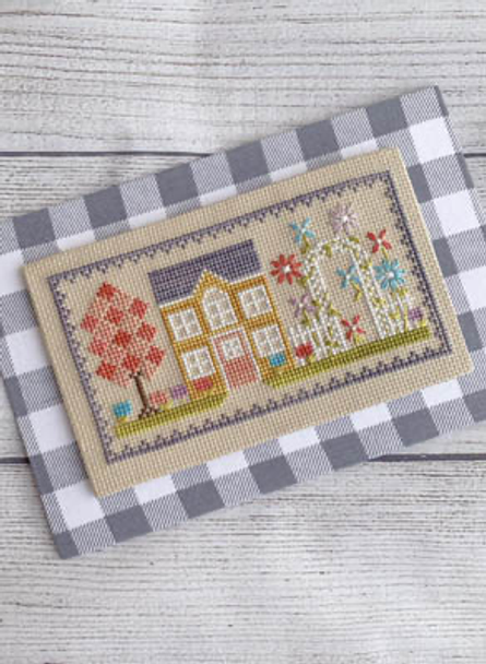 Blossom House 89W x 49H by Little Stitch Girl 20-1673 YT