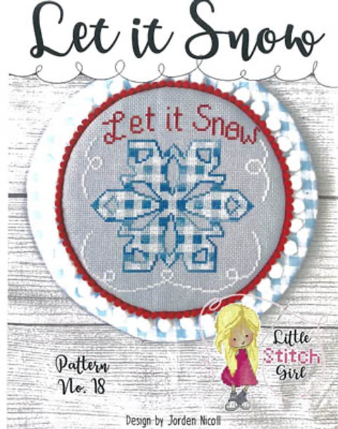 YT Let It Snow 85W x 85H by Little Stitch Girl