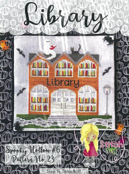 Library 100W x 92H by Little Stitch Girl 20-2042 YT