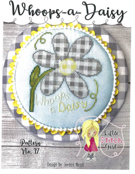 YT Whoops A Daisy 67W x 75H by Little Stitch Girl YT