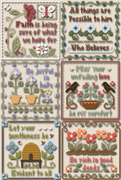 Inspirational Scriptures by Little House Needleworks 20-1931