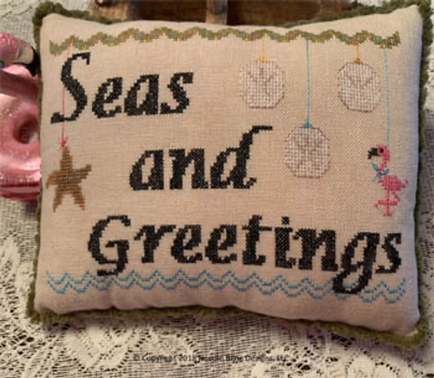 YT NBD - 144 Seas And Greetings 77h x 120w by Needle Bling Designs