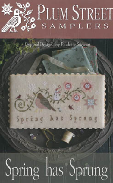 Spring Has Sprung 154w x 79h by Plum Street Samplers 20-1145 YT