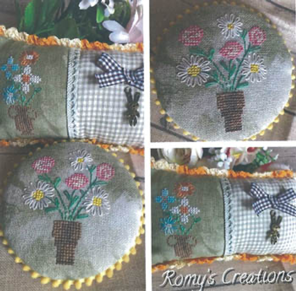 Spring In Green 32W x 46H & 21W x 43H   by Romy's Creations 20-1508 YT