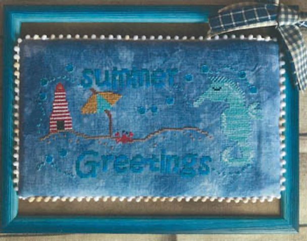 Summer Greetings 127W x 64H by Romy's Creations 20-1511 YT