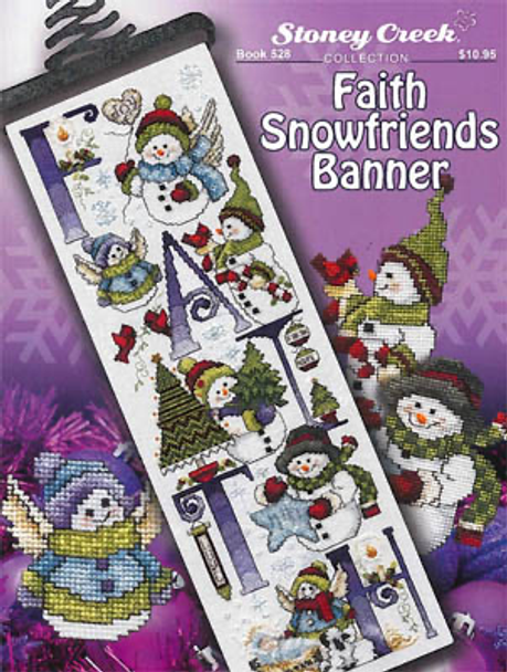 Faith Snowfriends Banner 80w x 261h by Stoney Creek Collection 19-2437