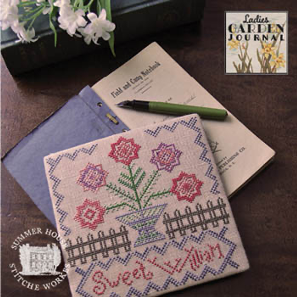 Ladies Garden Journal 1 - Sweet William 89w x 89h by Summer House Stitche Workes 20-1778