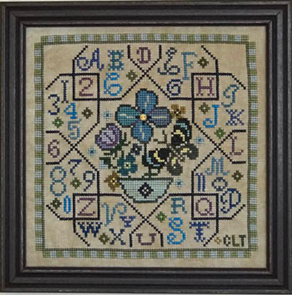 Sampler Tile - Blue by Tellin Emblem 20-1662