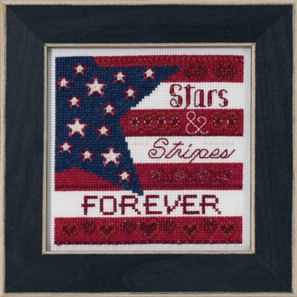 MH171911 Stars and Stripes (2019)  Mill Hill Quartet Kit 