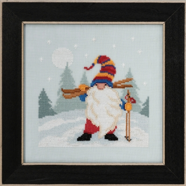 MH172011 Skiing Gnome (2020)) Mill Hill Quartet Kit 