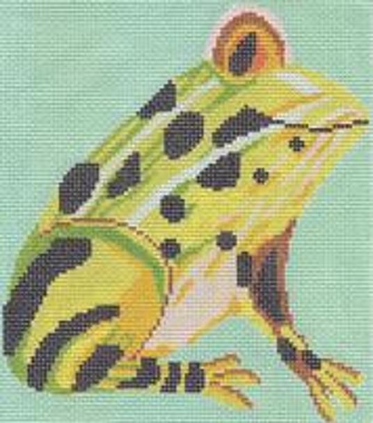 AS772 	Green Frog                    	     7x8 13 Mesh  Birds Of A Feather