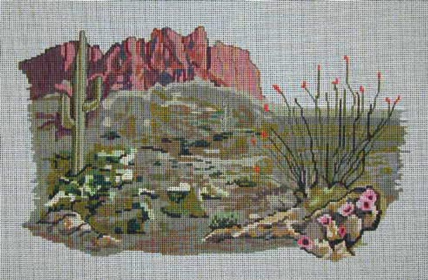 AV-34 Superstition Mountains 17 x 12 13 Mesh ART VENTURES