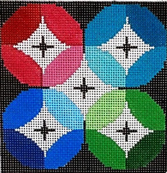 BP-71 Circles Square 4x4 18 Mesh BP Designs