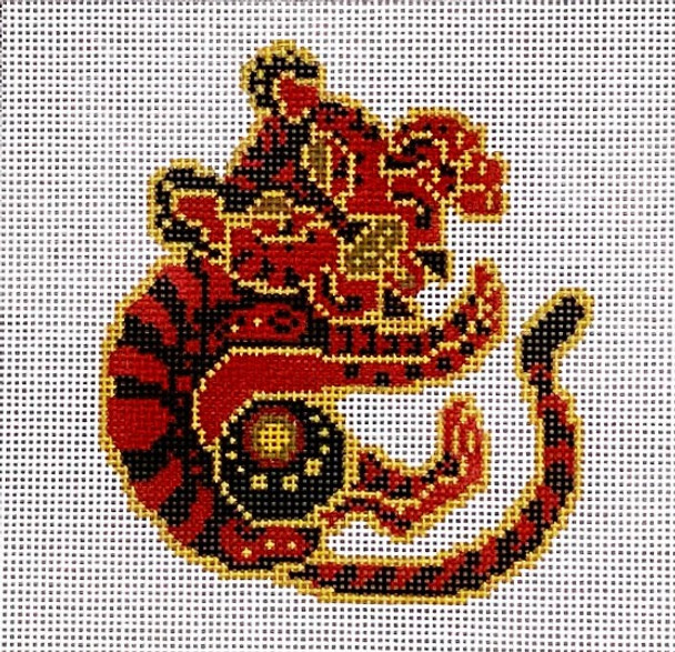 BP-78 Chinese Zodiac - Tiger 5x5 18 Mesh BP Designs