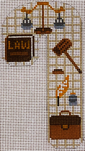 CH-511 Attorney Candy Cane 27⁄8x51⁄2 18 Mesh CH Designs