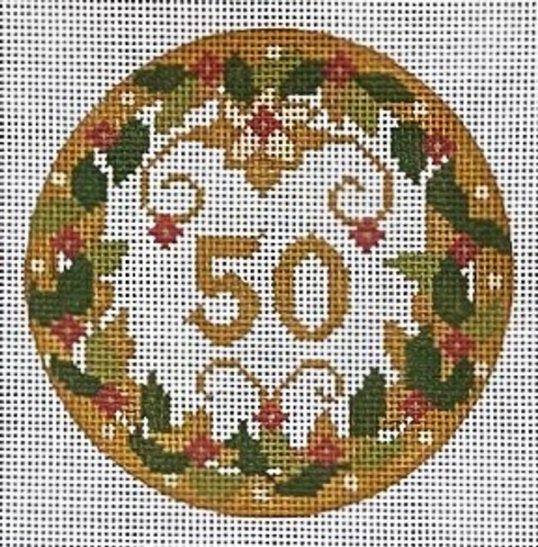 CH-639 50th Anniversary Round 4" Round 18 Mesh With Stitch Guide CH Designs