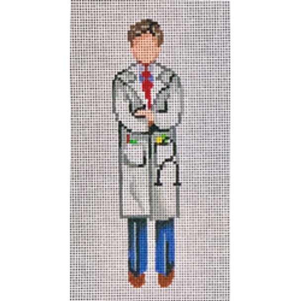 20105 RHD ornament, male doctor in white coat	03 x 06	18 Mesh Patti Mann 