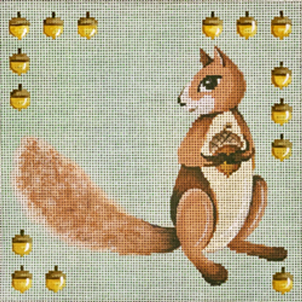 85057	PP	Squirrel and nut border	08 x 08	13 Mesh Patti Mann 