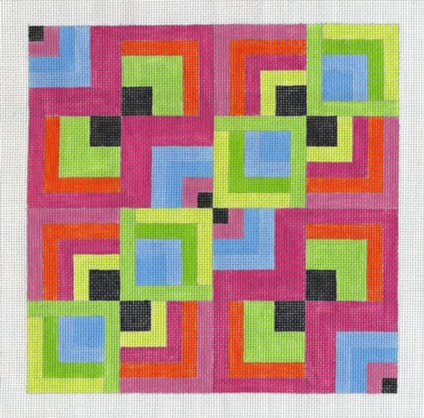 G100-13 Lilly Maze - 13 Count 10x10 EyeCandy Needleart