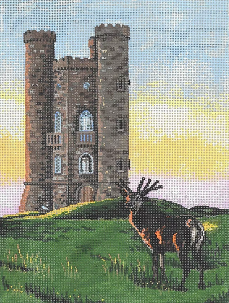 Broadway Tower 8 x 11 18 Mesh  Once In A Blue Moon By Sandra Gilmore 18-1212