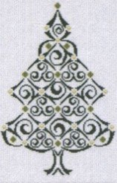 AAN164 Christmas Tree CT127 Alessandra Adelaide Needleworks Counted Cross Stitch Pattern