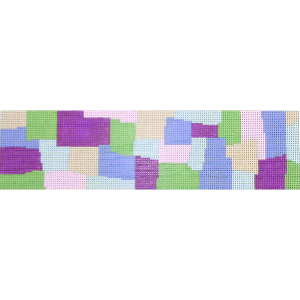 1803 Violet Scraps 8.75 x 2.5 18 Mesh Canvas Art By Ba