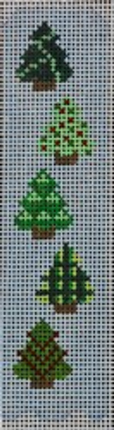 2708 Christmas Trees  1.313 x 5 18 Mesh Canvas Art By Barbi RIBBON STICK