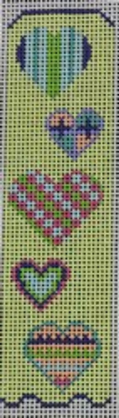 2714 Spring Hearts 1.313 x 5 18 Mesh Canvas Art By Barbi RIBBON STICK