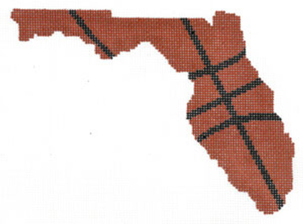 XO-210f Basketball State Shaped - Florida 5 x 7 18 Mesh Meredith Collection