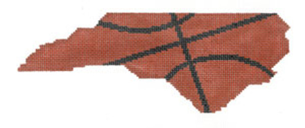 XO-210n Basketball State Shaped - North Carolina 3x8 18 Mesh Meredith Collection