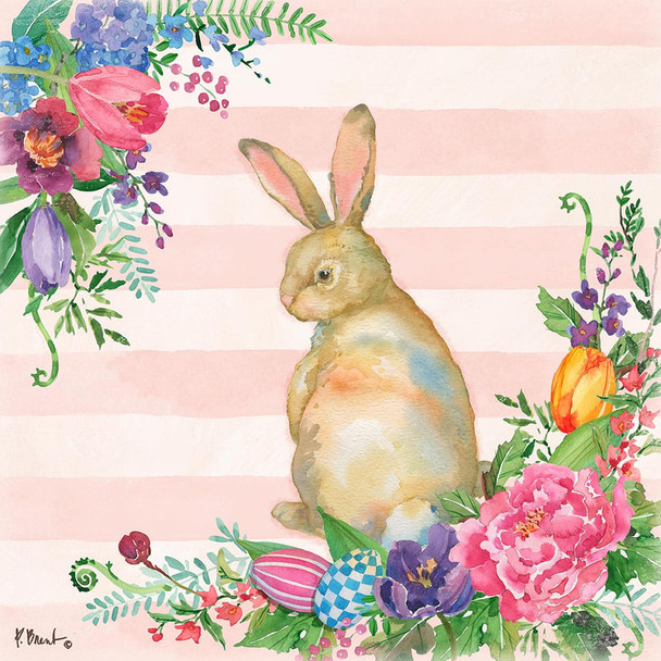 PB17542 Juliette Bunny II 10x10 18 Mesh Paul Brent The Collection Designs