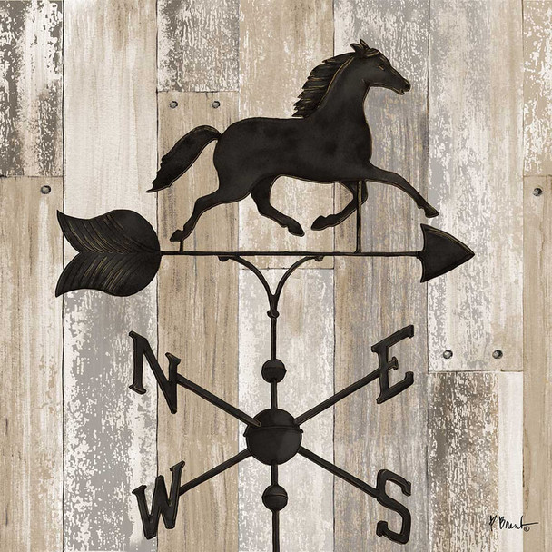 PB18544 Wrought Iron Vane I 9x10 18 Mesh Paul Brent The Collection Designs