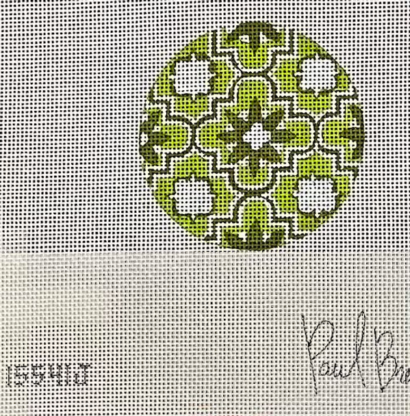 PB15541J Green Fl3 inch round Mesh Paul Brent The Collection Designs