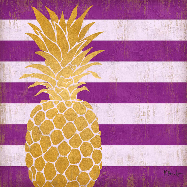 PB16669A Gold Coast Pineapple - Purple 8x8 13 Mesh Paul Brent The Collection Designs
