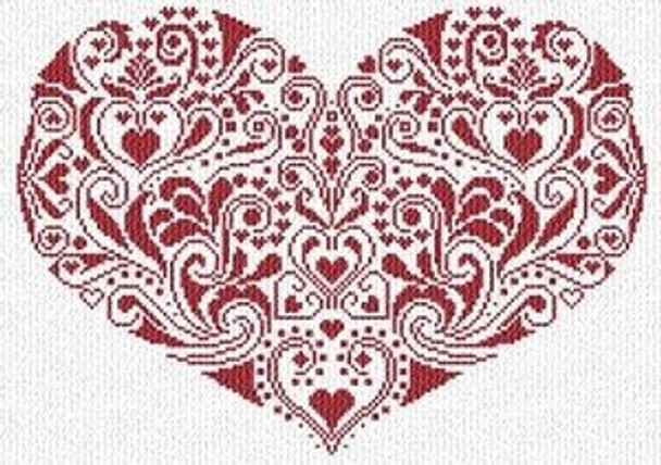 AAN154 Gioia in Cuore Alessandra Adelaide Needleworks Counted Cross Stitch Pattern