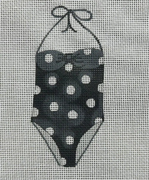 SF24 Polka Dot Swimsuit  18M 5x5 Sara Fitz The Collection Designs