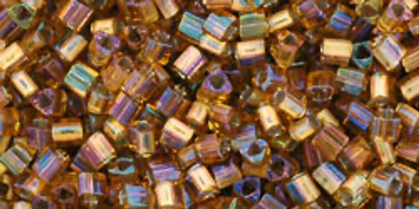 Triangle TG11-278 Gold Lined Topaz Miyuki Beads Embellishing Plus