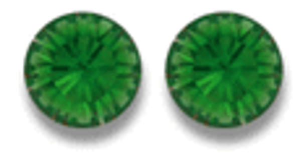 3MM  3128 Fern Green Use As Dark Moss Green flat back sew on Swarovski Crystals Embellishing Plus