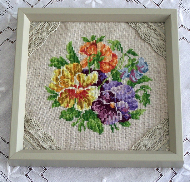 Pensées 79 x 80 Reflets de Soie