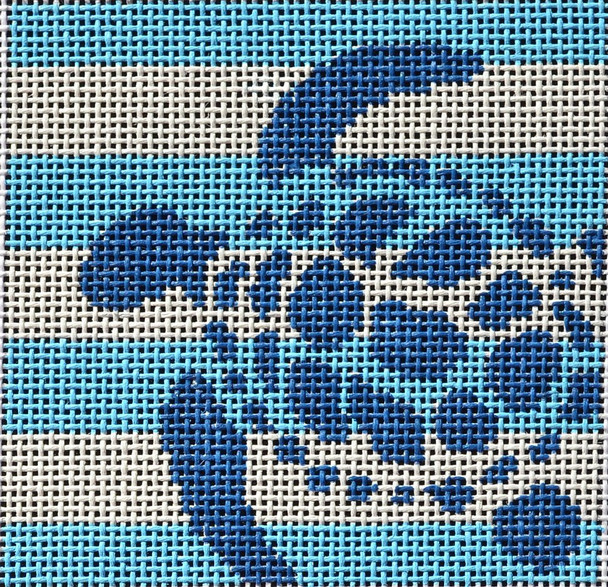 IS810 Sea Turtle Stencil Insert 3x3 18 mesh Two Sisters Designs
