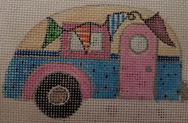 CANM17	Camper	18 Mesh CANVAS COOKIE Cheryl Schaeffer And Annie Lee Designs